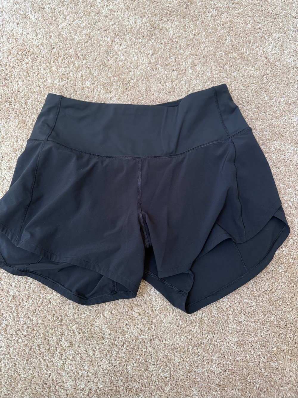 lululemon athletica Black Layered Athletic Shorts